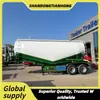 Exportación Transfronteriza Directa de Fábrica a África, Oriente Medio y Asia Central: Semirremolque Cisterna de Polvo de 2 Ejes para Transporte de Ingeniería de Cemento y Ceniza
