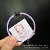 Pulsera Maldición del Corazón de Pekín Pulsera del Sutra del Corazón de Manjusri Morado Pulsera de Guanyin Daweide Templo Explosiones en Red de la Montaña Wutai
