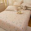 Lençóis de Cama Puros de Algodão Escovado Dachshund Peça Única Outono e Inverno Espessados Puros de Algodão Cobertor de Quilt Infantil Cama de Dormitório Único Conjunto de Três Peças