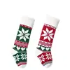 Nuevos Calcetines Decorativos de Navidad Tejidos con 12 Diseños Calcetines de Regalo Calcetín de Lana de Reno Colgante Calcetín de Navidad Jacquard