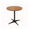 Mesa Cuadrada de Color Nogal para Uso Doméstico, Mesa de Comedor para Uso Comercial, Mesa de Comedor de Madera Maciza para Restaurantes, Mesa de Comedor de Pizarra para Restaurantes de Comida Rápida