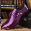 Zapatos Casuales de Negocios para Hombre, Zapatos Formales de Venta Caliente Transfronteriza, Zapatos de Cordones de Cuero Modernos para Hombre, En Stock, Envío Directo de Una Pieza