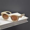 Lentes de Sol Rojos para Mujer Ins de Alta Gama Anti-Uv Sombrilla Lentes de Sol para Caras Redondas para Lucir Delgada y Tomar Fotos Gafas de Celebridad de Internet Tendencia-