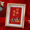 Estilo chinês simples fortuna rolando bom texto moral desktop decoração criativa ornamentos para enviar amigos namoradas mesa de presente
