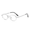 Gafas Miu Ultraligeras Titanio Puro 98223 Montura Ovalada Pequeña 47 Mujer Joven Redonda Pura Fresca Alto Ajuste Número de Altura
