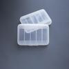 Caja transparente multiusos para accesorios de pesca, joyería, tapones para los oídos de plástico, venta al por mayor, embalaje de joyas
