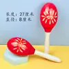 Martillo de Arena de Coco de Madera Grande de 25 cm Martillo de Arena Tallado Instrumento Musical Orff Percusión Infantil Pelota