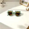 Gafas de Sol con Marco de Osito para Niños y Niñas, Estilo Clásico para Fiestas y Salidas, Gafas de Sol Infantiles con Protección Solar UV400, Modernas