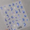 TENSOR nuevas pegatinas de uñas de dibujos animados artesanales pegatinas de uñas adhesivas tridimensionales joyería TS-3453 polvo Xiangyun longta