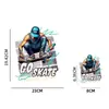 Transfronteiriço dedicado a estampagem a quente com tinta branca em estoque fornecimento skate padrão juvenil adesivos adesivos de estampagem a quente por transferência térmica Amazon