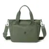 Bolsa Tote de Gran Capacidad para Mujer, Moda Casual, Tela de Nylon, Bolso de Hombro Único Cruzado, Ligero, Multicapa, Lona, Impermeable, Bolso para Mujer