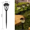 Luminária Solar de Espeto para Exterior, Lâmpada de Jardim e Gramado à Prova d'Água IP44, Sensor Automático do Entardecer ao Amanhecer, Luz Quente 3500K, Luz Branca 9000K, Luz Colorida RGB para Decoração de Quintal