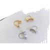 Accesorios de Plata S925 Elegantes Aretes de Perlas con Perlas de 11-12 mm Accesorios de Perlas Sin Cuentas