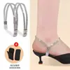 Sandalias de Tacón Alto para Mujer con Correa de Nuevo Estilo, Cordones de Talón Anti-Caída, Instalación Gratuita, Mocasines de Lujo Ligero, Correa Ajustable Libre