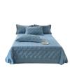 Nueva 2025 Nueva Colcha Acolchada de Terciopelo de Leche Completamente Hecha Gruesa Encaje de Terciopelo de Leche Ropa de Cama Sábanas de Cama Colcha Juego de Tres Piezas