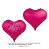 Globo de aluminio con forma de corazón supergrande popular en línea propuesta compromiso arreglo globo de aluminio con forma de corazón decoración de boda confesión