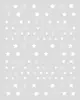 Pegatinas para Uñas de Estrella de Cuatro Puntas, Estrellas Doradas y Plateadas, Diseños de Estrellas Negros y Blancos, Calcomanías con Adhesivo por Detrás, Pegatinas Populares Transfronterizas para Uñas