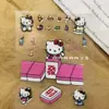 Adesivo Estéreo de Gelatina Rosa Fofo Hello Kitty Gato Kt de Aparência Nobre Desenho Animado Hello Kitty Adesivo Ccd para Celular