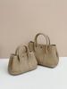 Bolso Cruzado Mini Bolso de Jardín 2025 Nuevo Piel Genuina Más Fácil de Combinar Bolso de Mano Tipo Tote para Mujer Primavera y Verano Piel de Vaca Bolso de Color Claro