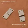 Mini Caja de Regalo de Hierro con Bisagra Hoja Plegable para Puerta/Ventana de Cocina Accesorios de Ferretería para el Hogar Miniatura 40*16mm