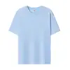 Camiseta de Algodão Penteado Manga Curta Gola Redonda Uniforme de Classe Evento de Festa Promoção Atacado Impressão de Logo Versátil Leve Personalizada Camiseta 100% Algodão