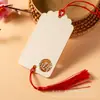 Tarjetas de Deseos, Etiquetas de Madera, Etiquetas Colgantes de Bendición para Árboles, Decoraciones Festivas para Lugares Pintorescos, Pequeños Carteles de Madera en Blanco Hechos a Mano, Etiquetas de Paz, Tarjetas de Deseos
