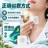 Popular parche para ronquidos de TikTok, parche herbal de extracto de planta para ronquidos para uso diario en el cuello, hecho a medida por el fabricante