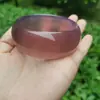 Nuevo Pulsera de Calcedonia Púrpura Imperial Super Ancha Natural Edición Neumático Morado Pulsera de Ágata Pulsera Femenina de Jade Niña