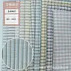 Tela a Cuadros con Textura de Burbujas, Rayas y Cuadros Teñidos en Hilo para Primavera y Verano, Tela para Ropa en Stock
