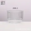 Atacado do Fabricante Copos de Vidro Transparente para Velas, Castiçais de Aromaterapia, Enfeites de Fragrância para Quarto, Castiçais de Vidro Caseiros com Fundo Espesso