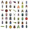 50 Folhas de Adesivos Transparentes de Animais da Natureza, Insetos, Pets - Pacote para Decoração de Diário, Guitarra, Celular