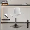 Taburete de bar con altura ajustable, silla de bar moderna simple para el hogar, taburete de bar para mostrador de caja con respaldo, uso comercial