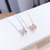 Collar Minimalista y Versátil con Letra para Niñas, Popular en Tiktok, Joyería al por Mayor con Cadena para Clavícula, Estilo Corto