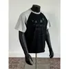 Camiseta de Manga Curta para Homens, Marca da Moda, Verão Solta, Manga 3/4, Novo Modelo 2026, Estilo Celebridade da Internet, Camiseta Simples Masculina