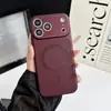 Aplicável para capa de celular iphone18promax textura de couro adsorção magnética Apple 17 cobertura total proteção contra quedas novo estilo transfronteiriço