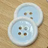 Em estoque cor creme acessórios de botão redondo DIY roupas capa de celular acessórios Crocs fivela botões de roupa estilo ins