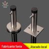 Aço inoxidável 304 batente de porta de borracha superior com gancho batente de porta batente de porta ventosa de chão batente de porta batente de porta atacado