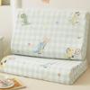 Fundas de almohada de látex de terciopelo de leche, un par de fundas de almohada de franela color coral para niños 40X60 Fundas protectoras para almohadas viscoelásticas