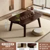 Mesa plegable para mirador para uso doméstico, mesita de café tatami, mesa para alféizar de ventana, mesa de comedor junto a la cama, escritorio