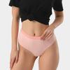 Tanga de Cintura Alta para Mujer al Por Mayor Personalizada 114 Cintura Alta 40 Unidades Algodón Peinado Calzoncillos Sexy que Cubren los Glúteos
