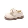 Zapatos de Princesa para Niña Estilo Nuevo Primavera/Otoño 2026 Suela Suave Zapatos de Cuero para Niña Lazo de Moda Casual Zapatos para Bebé Niña