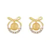 Pendientes DIY de Gama Alta Soporte para Perlas Aguja de Plata 925 Zirconia Cortada Accesorios de Material para Pendientes Caseros Fábrica Venta al por Mayor