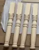 Patas de Mesa Macizas Talladas en Madera de Dongyang, Patas Talladas para Mesa de Comedor, Patas de Gabinete, Patas para Mesa de Café DIY, Patas Redondas para Mesa, Soportes de Columna Romana, Estilo Europeo