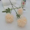 Salão de Casamento Crisântemo de Três Cabeças Teto Decoração Ping Pong para Fotografia Residencial e Externa, Arte Floral Artificial