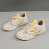 [Personalizado] Hy126 Verão 2025 Novos Sapatos Brancos Respiráveis Femininos Estilo Coreano Malha Corrida Esportes Sapatos de Cano Baixo