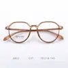 Montura de gafas moderna marco tr90 marco retro marco de titanio ultraligero apto para hombres y mujeres, se puede equipar con lentes recetados, fabricante 6852