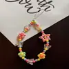 Cadena de teléfono móvil con cuentas de estrellas huecas, cordón corto de muñeca ccd, cadena con colgante de cámara, original