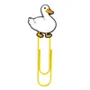 20 Tipos de Clips de Papel em Formato de Animal Grande, Material de Escritório Criativo e Fofo, Clips em Formato de U, Marcadores de Página de Desenho Animado em PVC