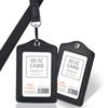 Tarjeta de Identificación de Empleado de Gama Alta Portatarjetas de Insignia Personalizado Lanyard para Insignia Insignia de Trabajo Portatarjetas de Identificación Tarjeta de Identificación de Trabajo Portatarjetas de Cuero