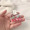 Faixa de Cabelo de Cenoura Infantil Feminina Coreana Fofa Acessório de Cabeça de Frutas Elástico de Cabelo para Bebê Corda de Cabelo de Cereja Faixa de Cabelo
